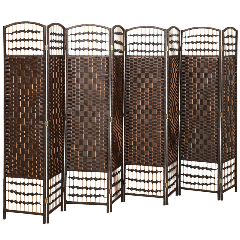 Hivvago Compact 8-Panel Folding Privacy Screen for Home and Office image number 0