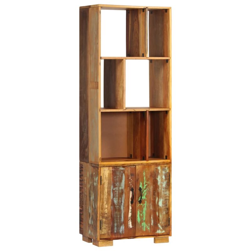 vidaXL Bookshelf 23.6"x13.8"x70.9" Solid Reclaimed Wood