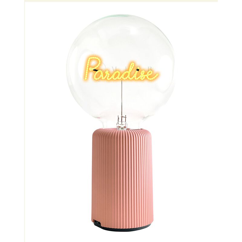Bulb PARADISE Amber with Base Table Lamp PORTABLE Pop image number 0