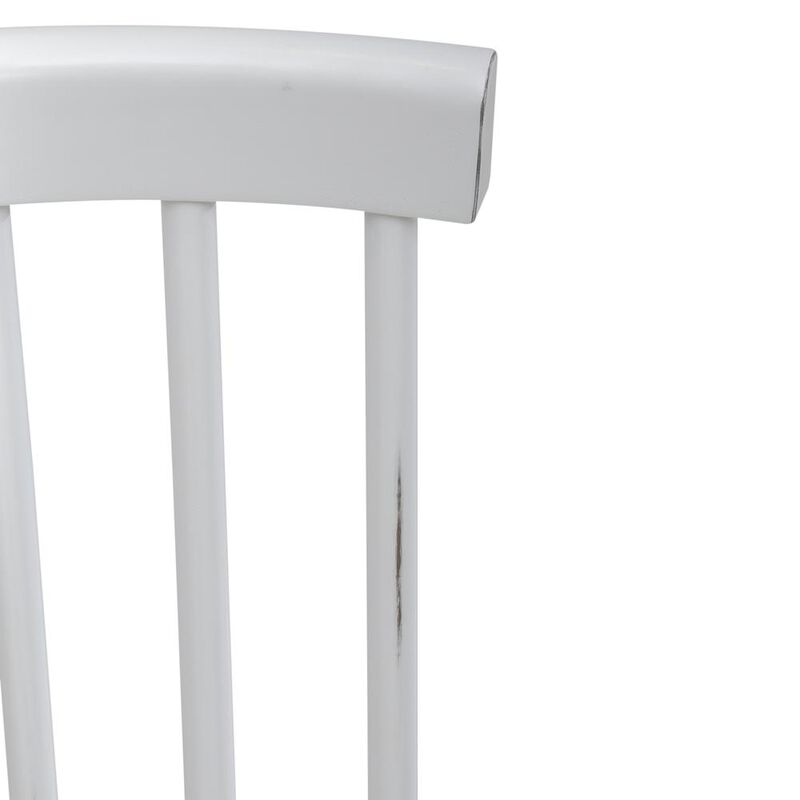 Liberty Furniture Liberty Capeside Cottage Spindle Back Side Chair - White - Set of 2 image number 7