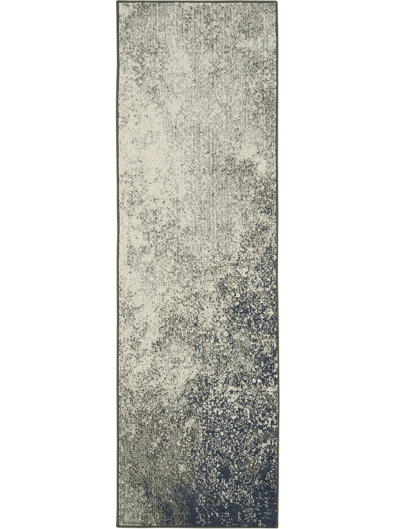 Passion PSN10 Charcoal/Ivory 1'10" x 2'10" Rug