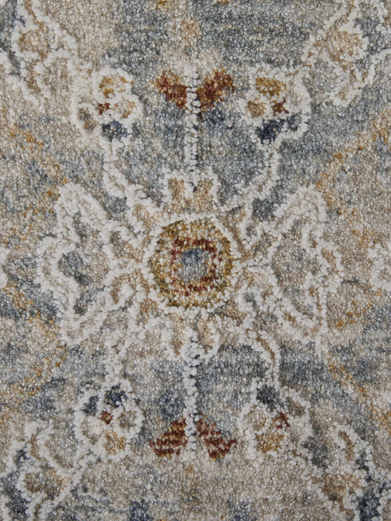 Pasha 39M6F 7'10" x 10'3" Ivory/Blue/Tan Rug