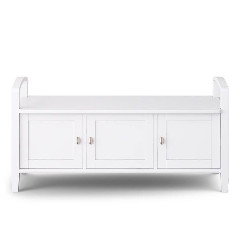 Simpli Home Warm Shaker Entryway Storage Bench image number 2