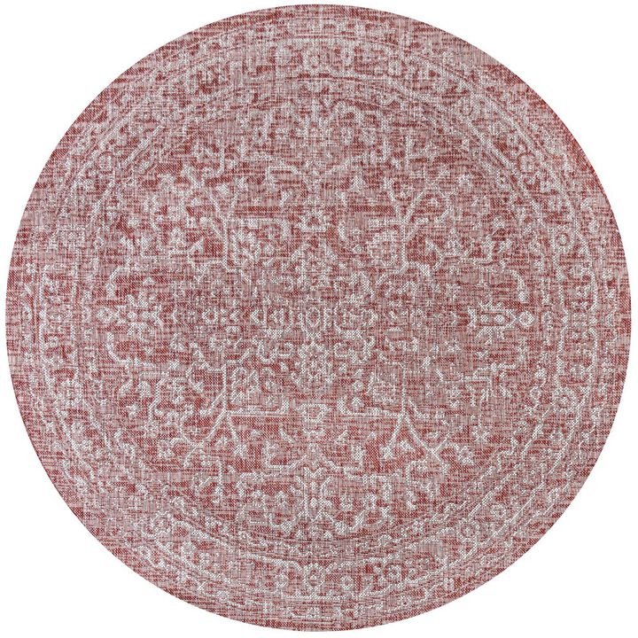 Malta Bohemian Medallion Textured Weave Area Rug