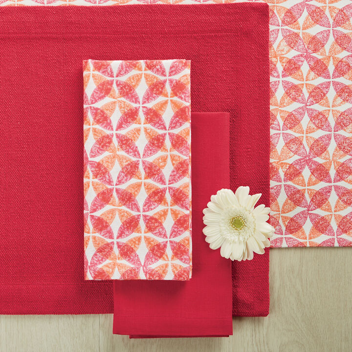 Split P Fuchsia Elements Napkin Set of 4