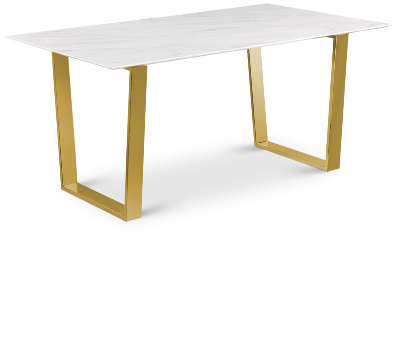 Meridian Furniture Cameron White Dining Table image number 0
