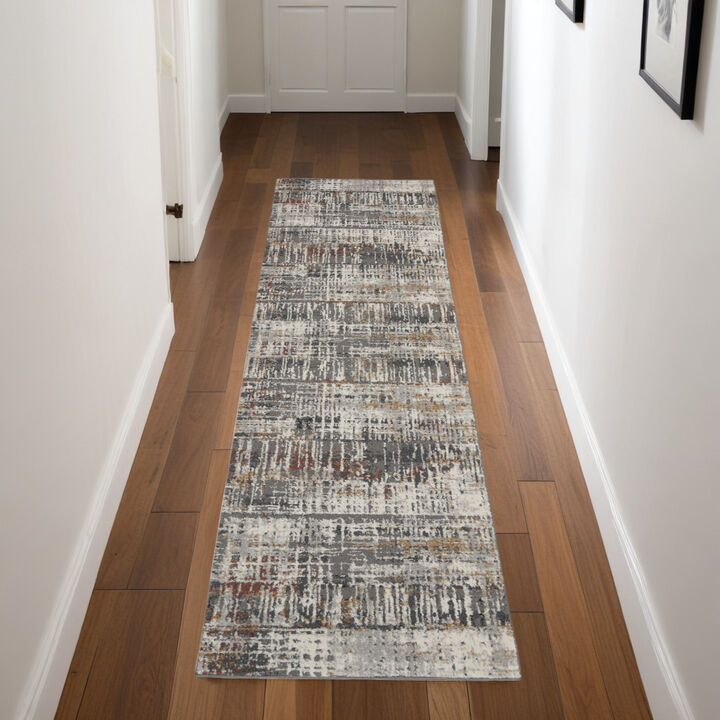 HomeRoots Abstract Runner Rug