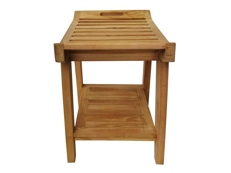 Teak Ramiroya Shower Stool