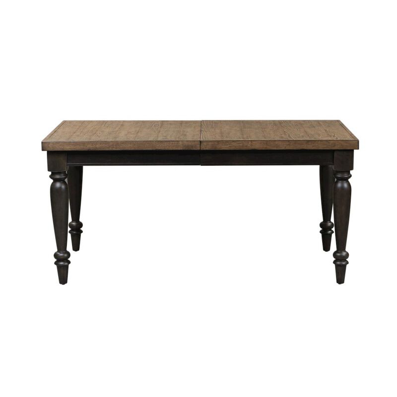 Liberty Furniture Harvest Home Rectangular Leg Table in Chalkboard image number 0