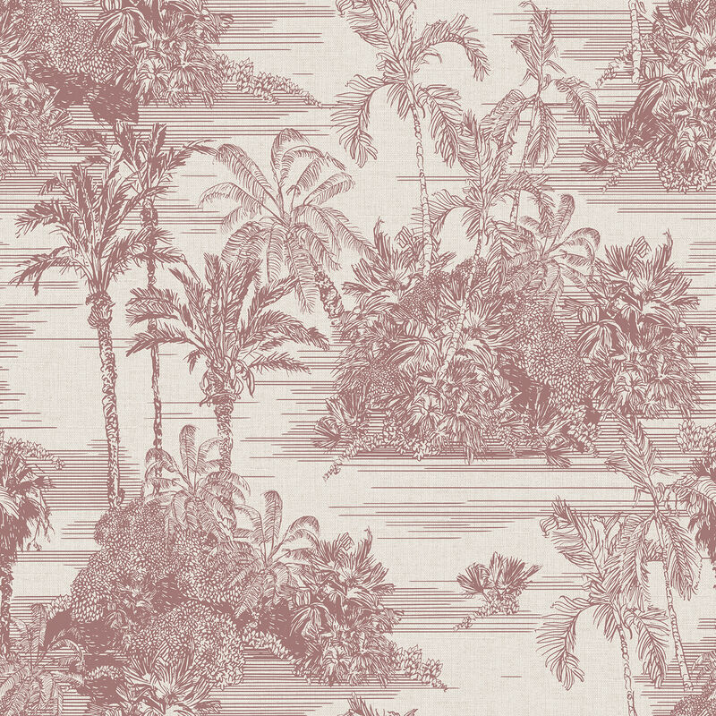 Tropic Archive Toile Peel & Stick Wallpaper image number 0