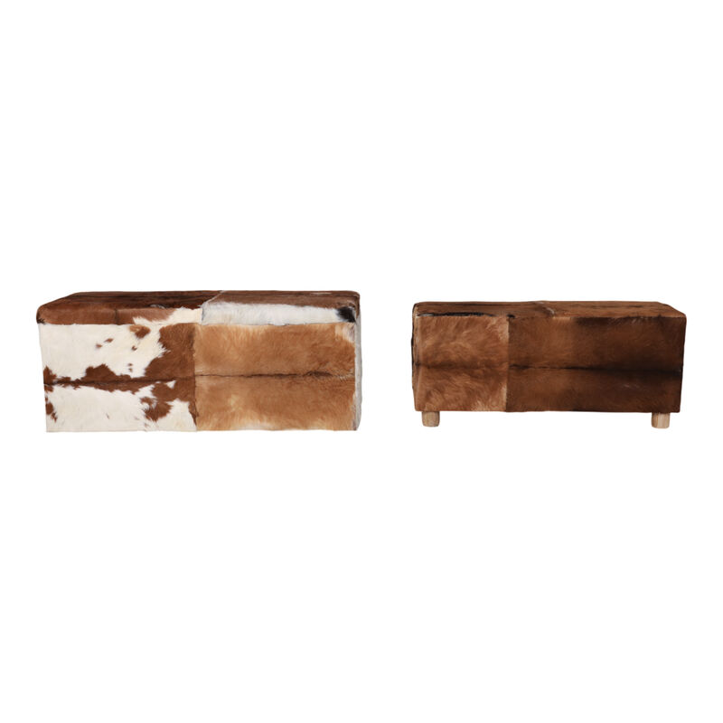 Hair On Hide Benches image number 3