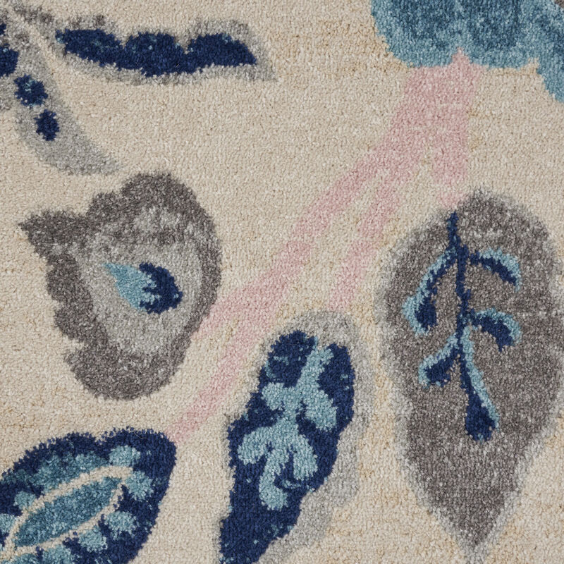 Tranquil TRA02 Ivory/Light Blue 8'10" x 11'10" Rug image number 6