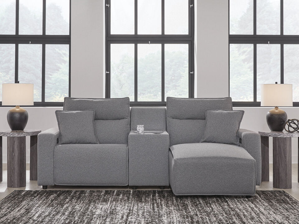 ModMax II 3-Piece Power Reclining Sectional with Chaise and Console