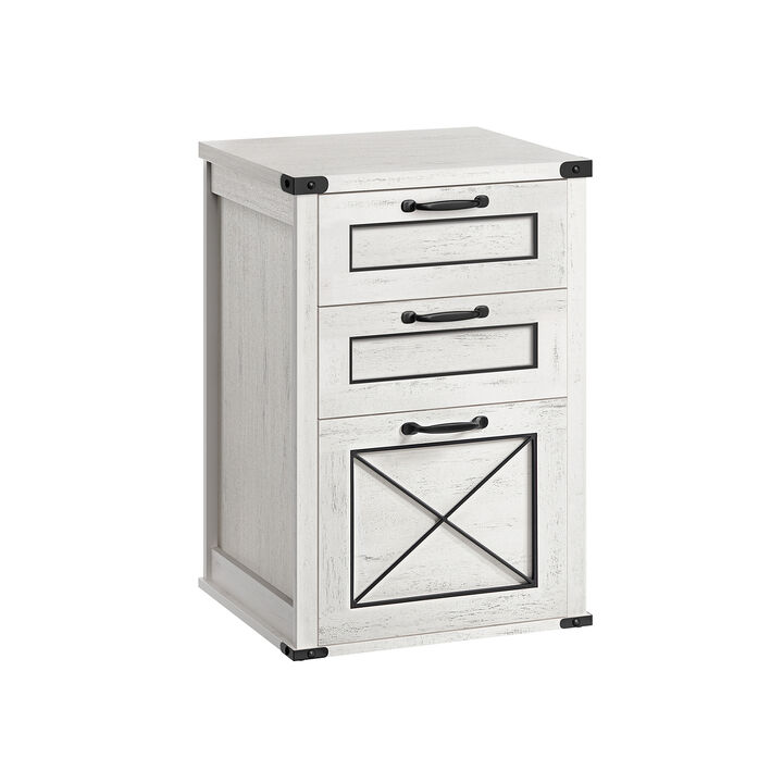 3-Drawer File Cabinet for Organized Office Storage and Filing
