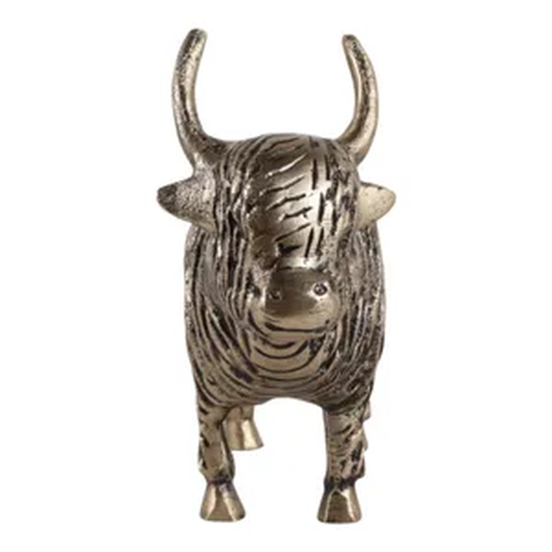Aluminum Yak In Gold image number 0