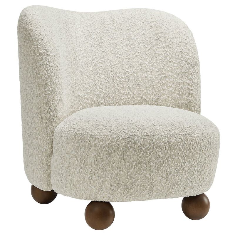 Monroe Boucle Fabric Accent Chair image number 0