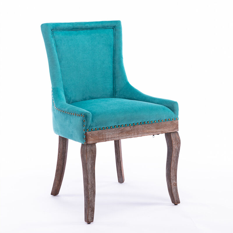 Streamdale Ultra Side Chair: Neutral Fabric, Solid Wood