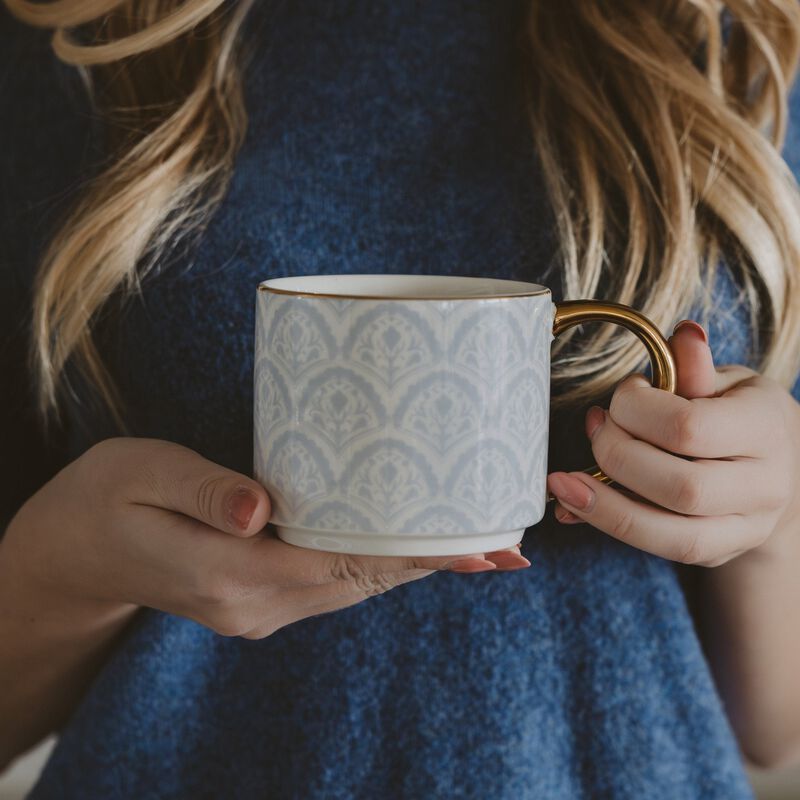 Blue Fan 14 oz Coffee Mug image number 2