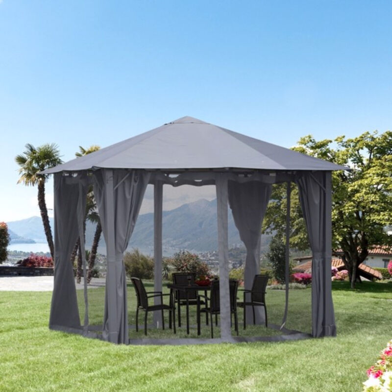 Weather-Resistant Patio Gazebo for Outdoor Garden and Terrace