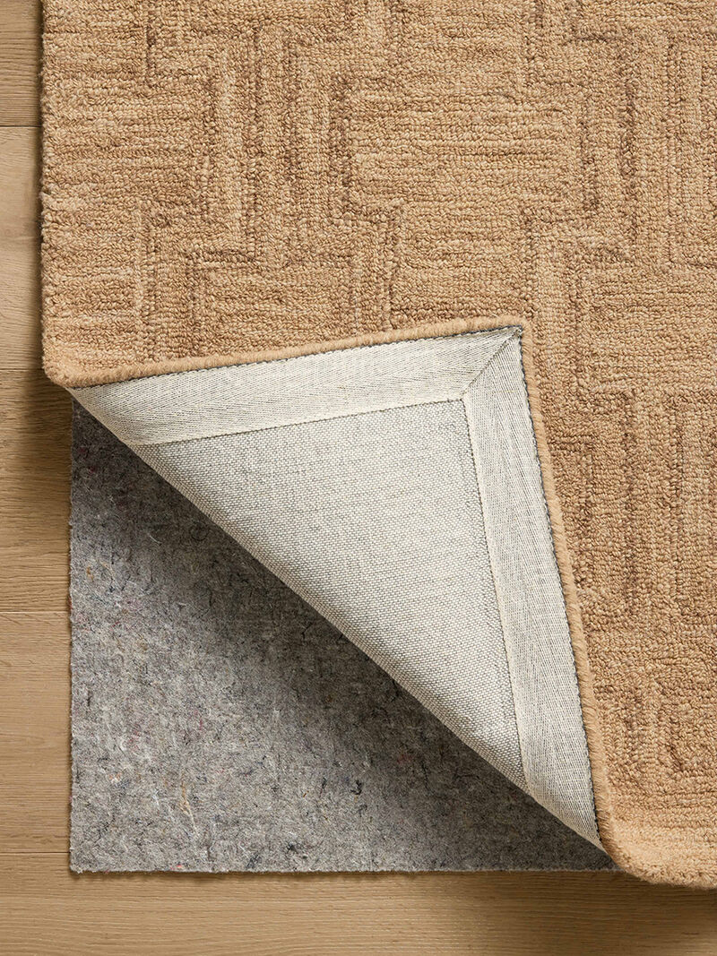 Barrow BAR02 Camel/Brown 7'9" x 9'9" Area Rug by Jeremiah Brent x Loloi