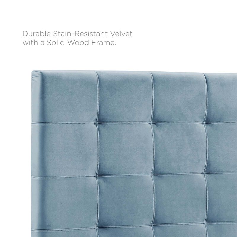 Modway - Paisley Tufted Full / Queen Upholstered Performance Velvet Headboard image number 3