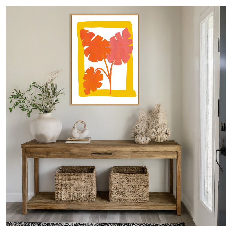 The New Oasis 1 by Bronwyn Baker Framed Canvas Wall Art image number 1