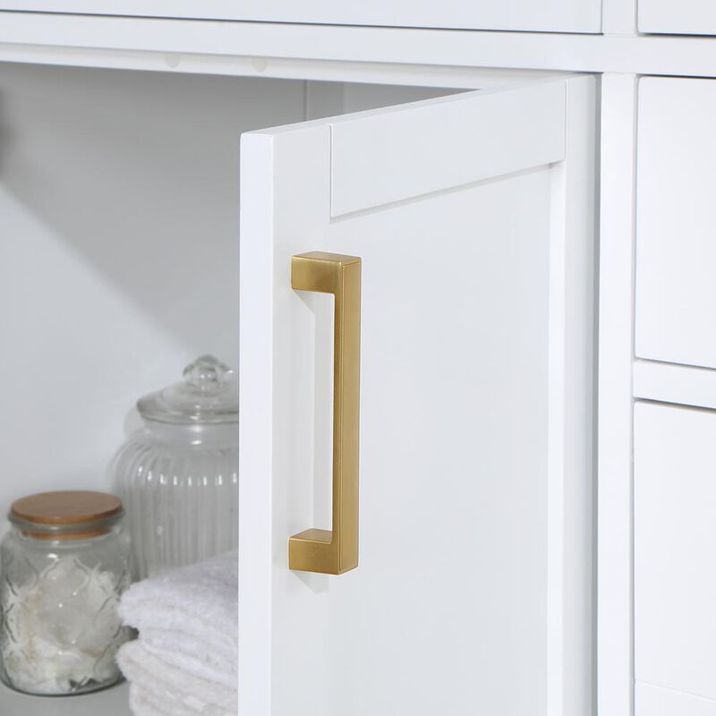 Altair 48 Single Bathroom Vanity in White without Mirror