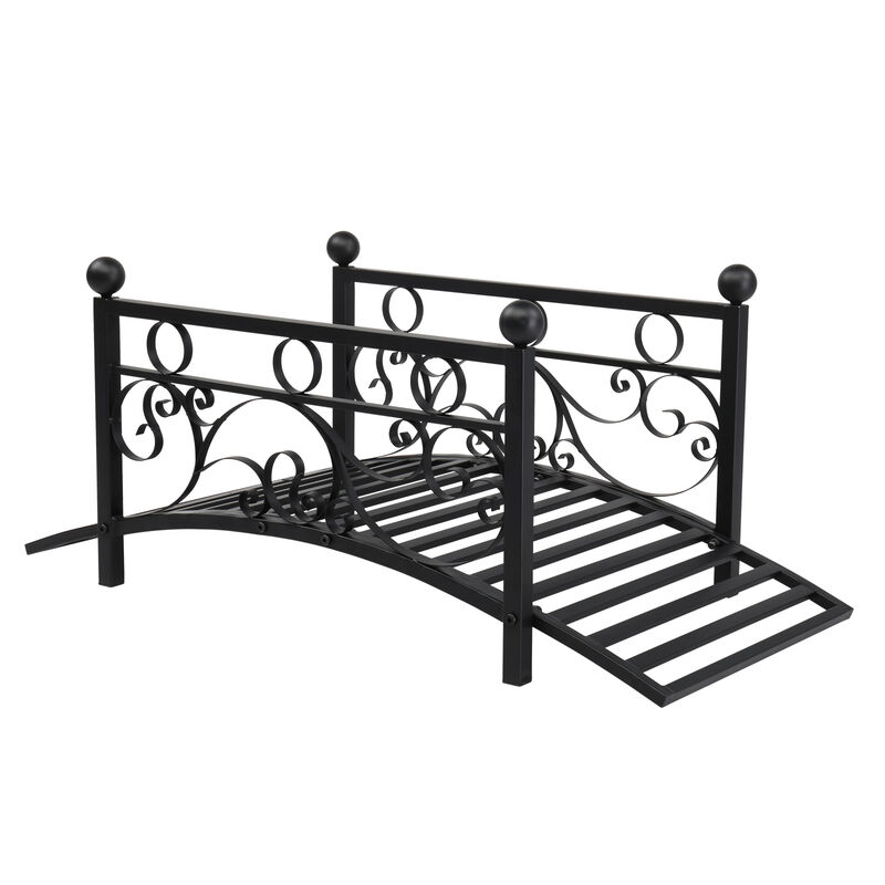 Round Iron Ball Flat Top Handrail for Garden and Outdoor Areas