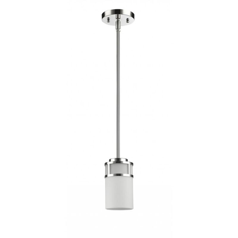 Hivvago Silver Minimalist Cylindrical Hanging Light