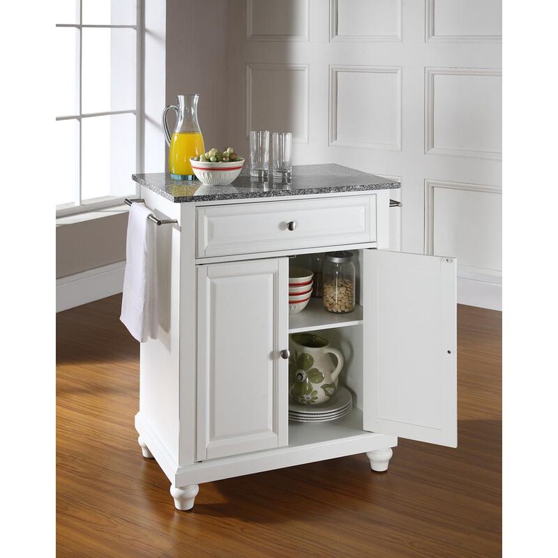 Cambridge Granite Top Portable Kitchen Island/Cart