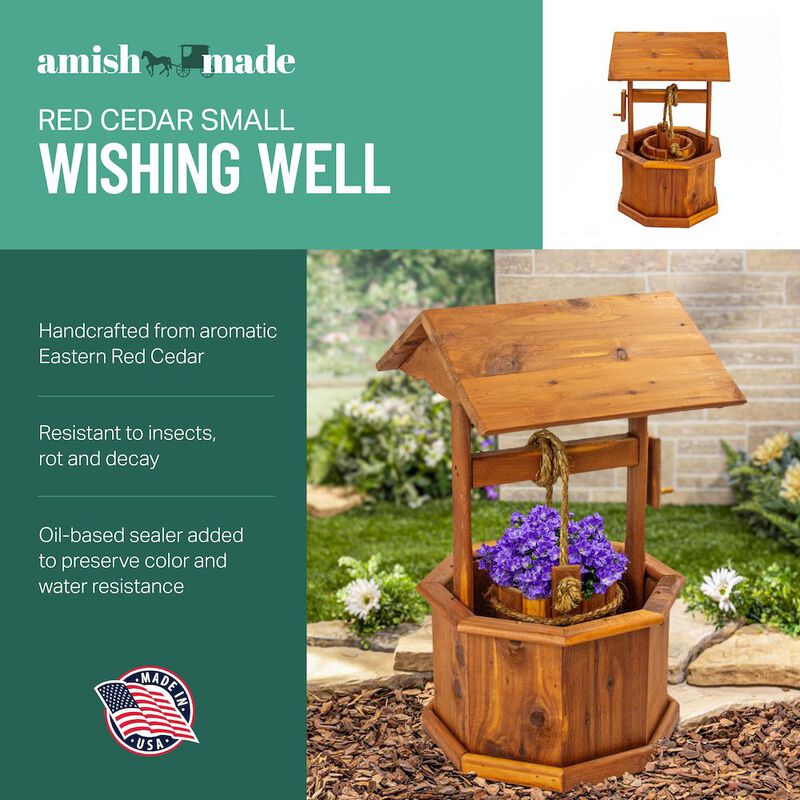 American Furniture Classics 24" Small Wishing Well image number 7
