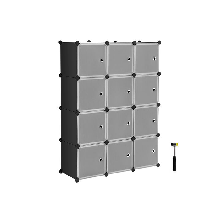 Hivvago 12 Cubes Closet Cabinet