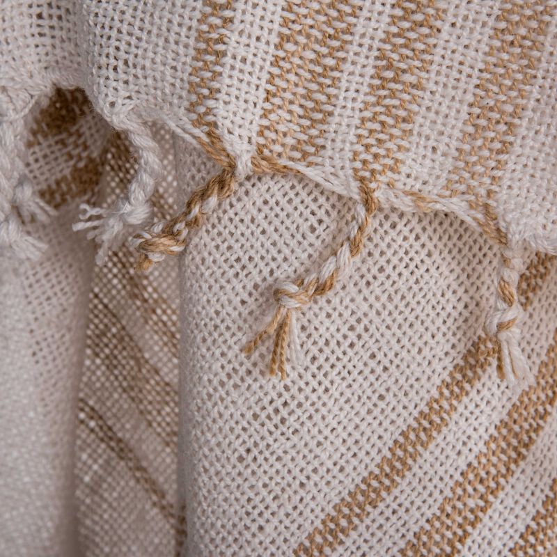 Natural 50" x 60" Throw Blanket