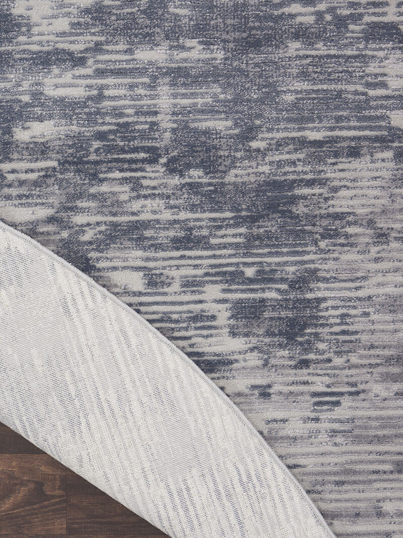 Rustic Textures RUS05 Gray 5'3" x Round Rug image number 1