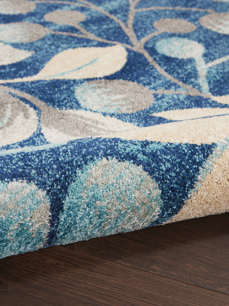 Tranquil TRA03 Navy 4' x 6' Rug