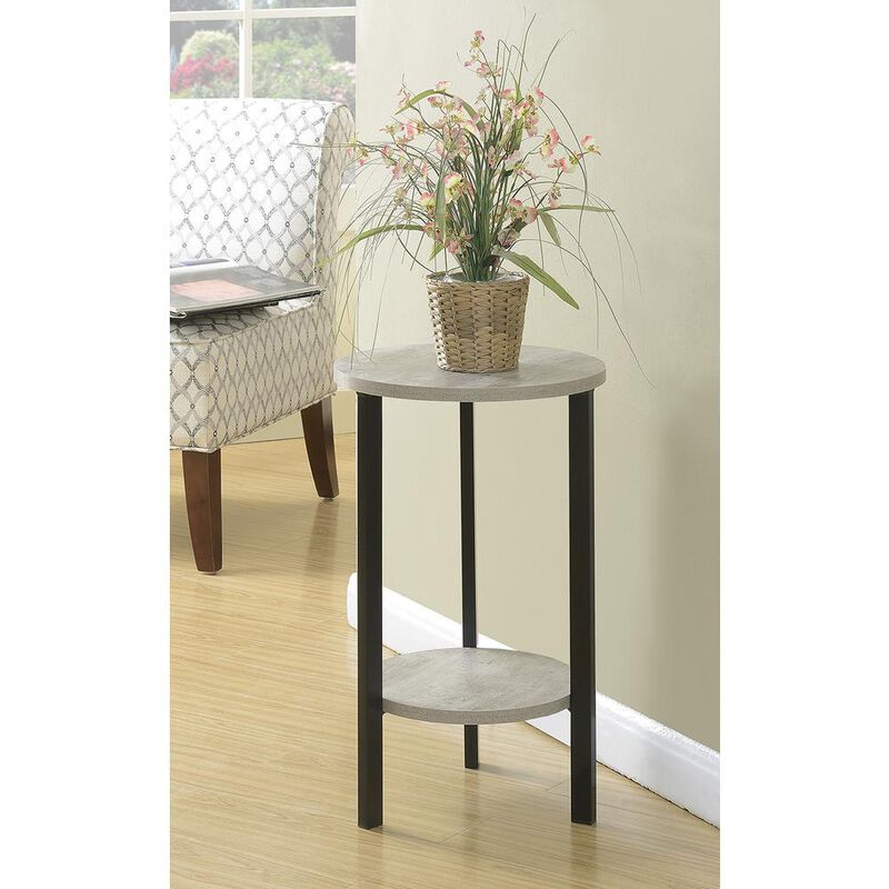 Convience Concept, Inc. Graystone 24 inch 2 Tier Plant Stand
