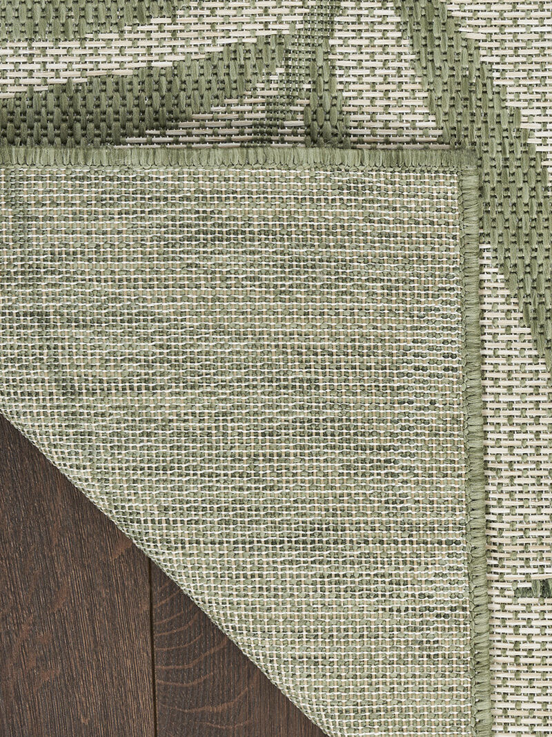 Garden Oasis GOA01 Ivory/Green 8' x 10' Rug