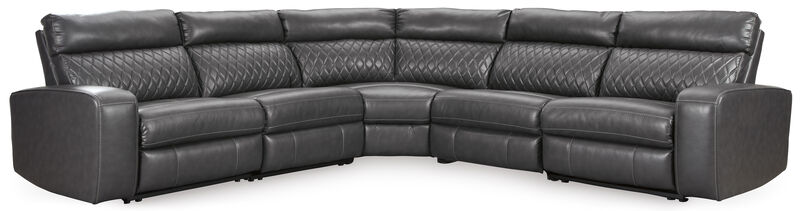 Samperstone 6-Piece Power Reclining Sectional image number 0