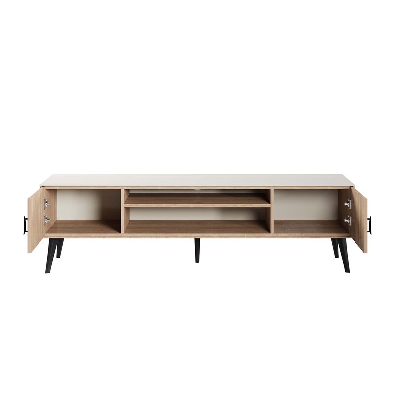 Haley Large TV Stand in Beige