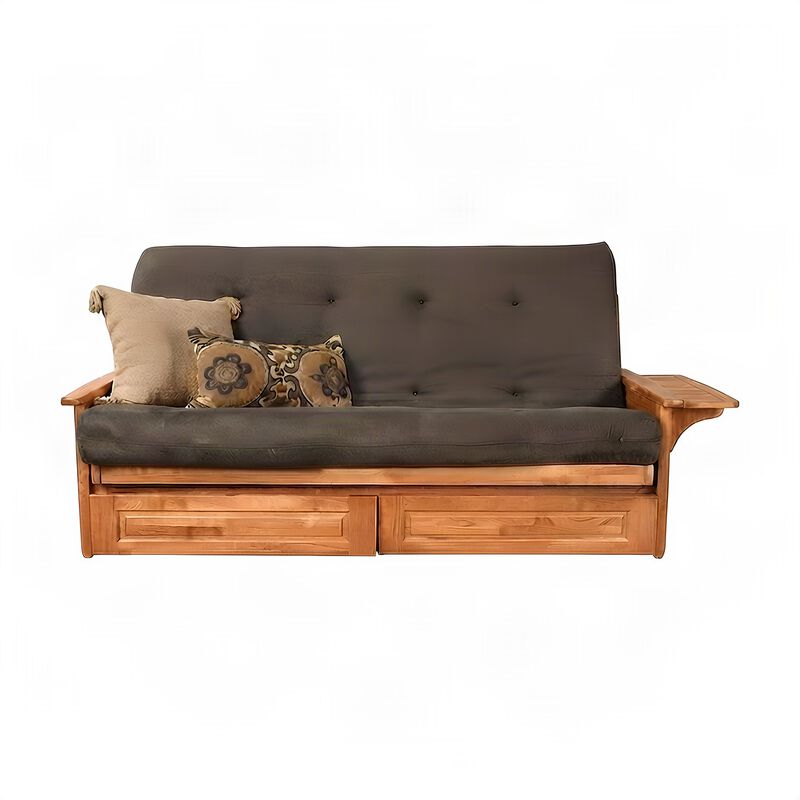KODIAK Phoenix Frame Queen-Butternut Finish-Mattress-Storage Drawers image number 3