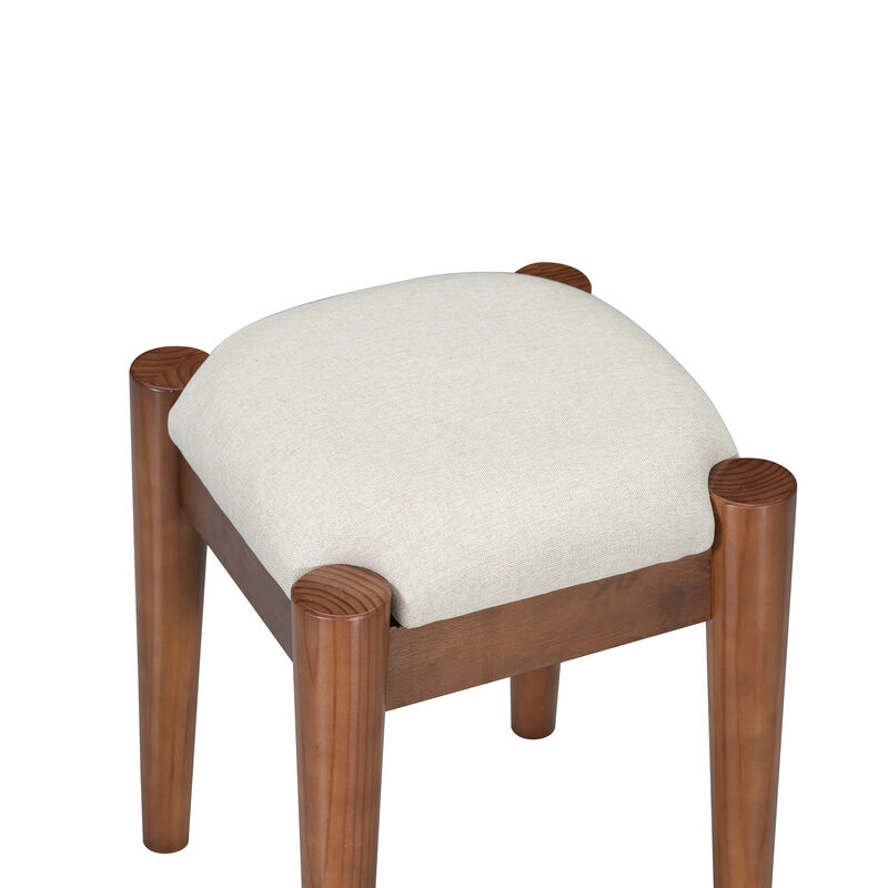 Merax Bohemian Style Makeup Vanity Stool Set