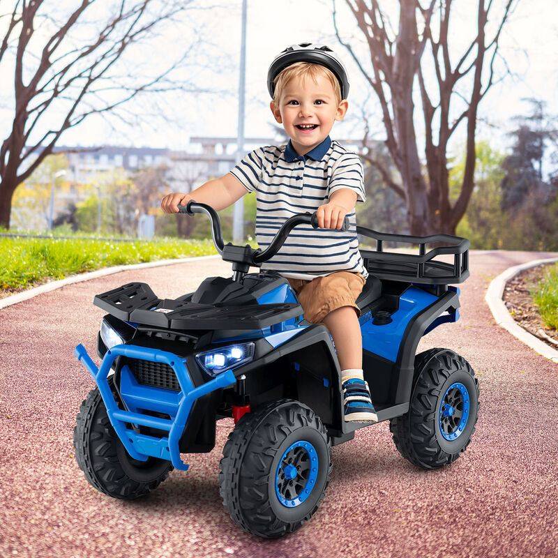24V Kids Ride-On ATV Quad with LED Lights, Sound Effects and Electric Motor image number 2