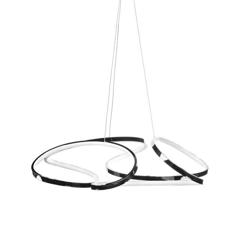 Suzhou Chandelier Chrome Finish Metal Integrated LED Dimmable