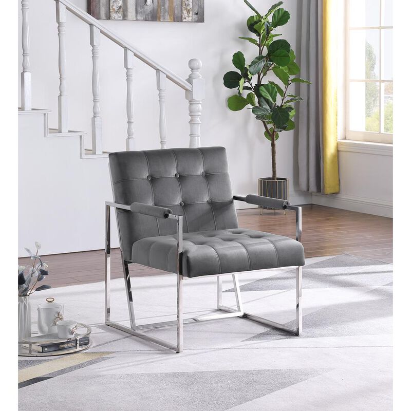 Luxor Velvet Modern Accent Chair