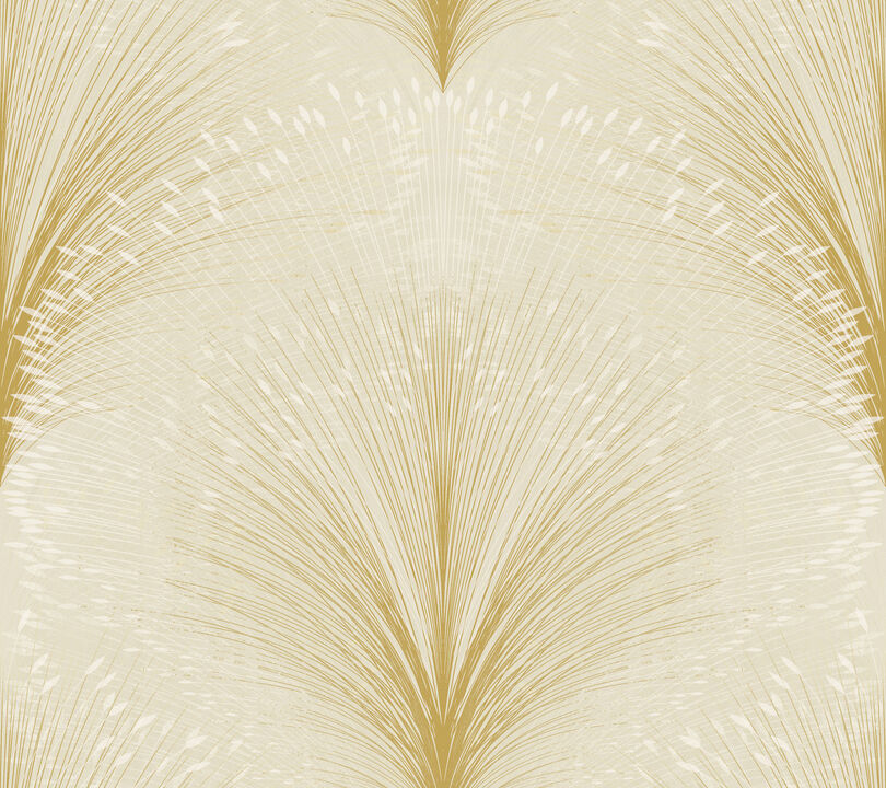 Papyrus Plume Beige Wallpaper