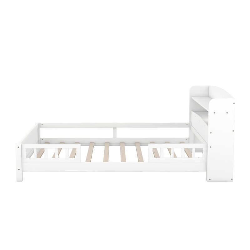 Merax Platform Bed with Built-in LED Light