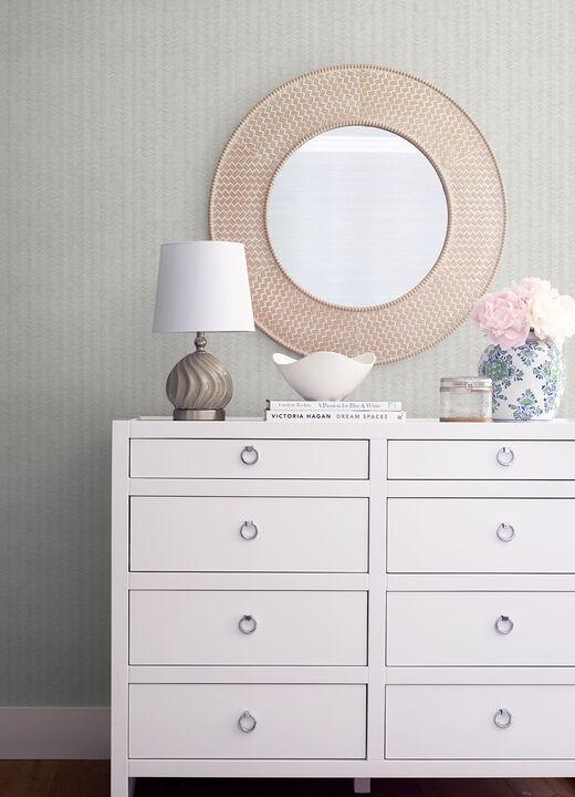 Saranyu Light Grey Petite Chevron Wallpaper (Set of 2)