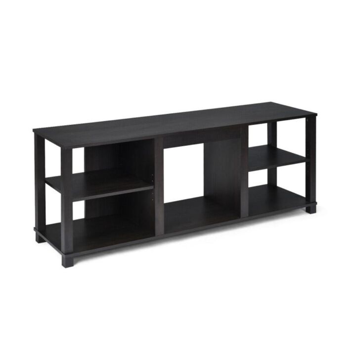 Hivvago 2-Tier TV Storage Cabinet Console with Adjustable Shelves