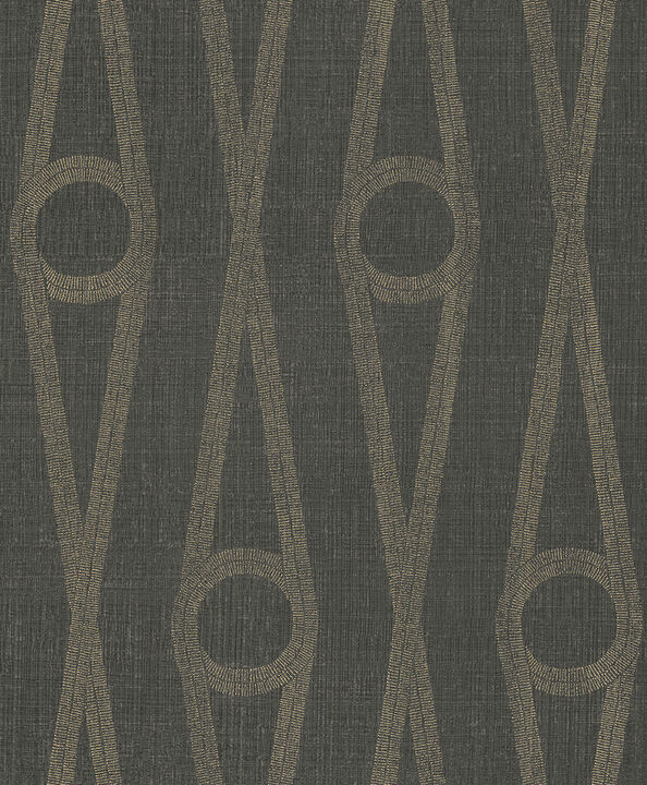 Henlein Charcoal Wallpaper (Set of 2)