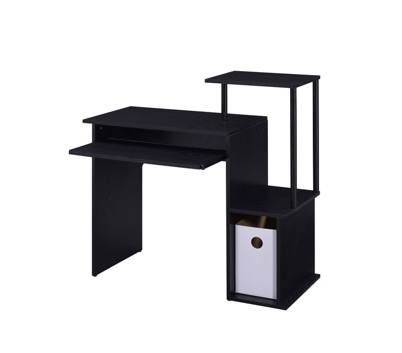 HomeRoots 37" Black Computer Desk